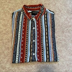 Like New! Pacsun Button Down T-Shirt (Size: M)